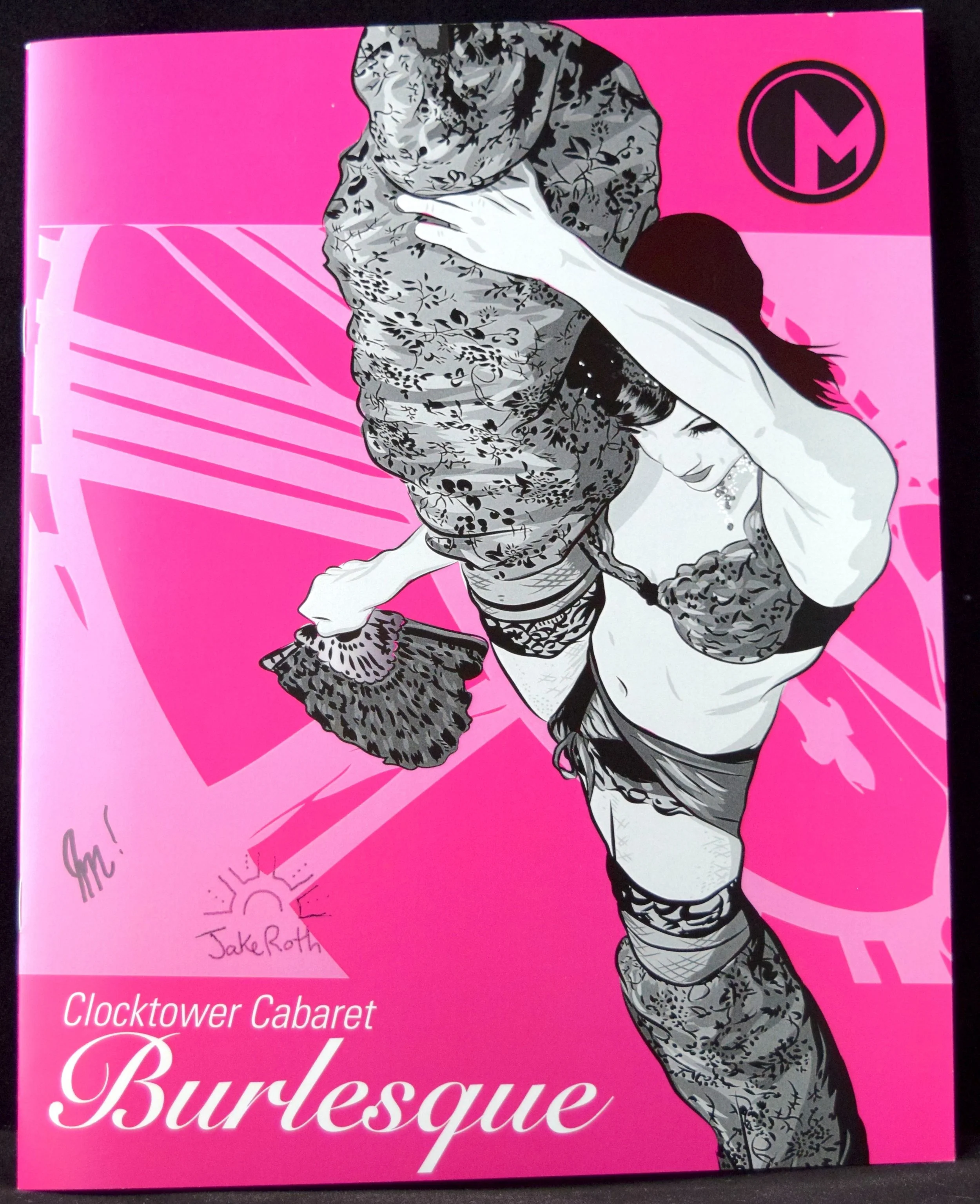 The Clocktower Cabaret Burlesque project, with a cover by Gerhard Kaaihue .