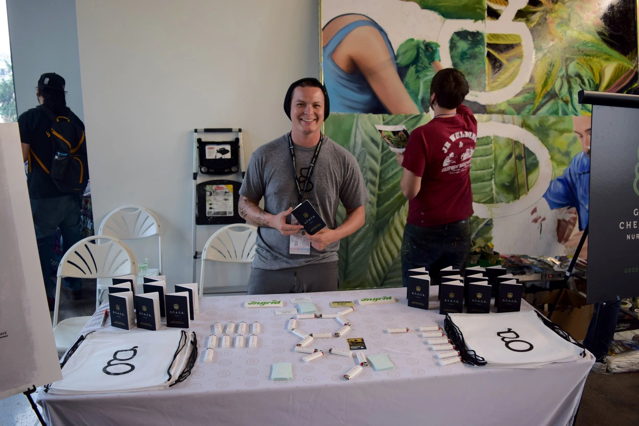 The Good Chemistry booth at DINK 2018.