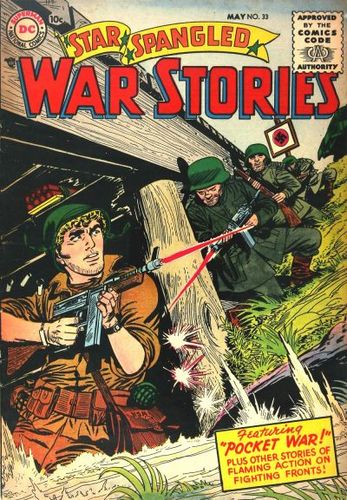 Star Spangled War Stories (1952) #33, cover by Jerry Grandenetti.