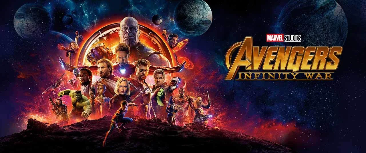 The Avengers: Infinity War (2018) Movie Banner.