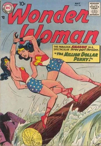 Wonder Woman (1942) #98, cover penciled by Ross Andru & inked by Mike Esposito.