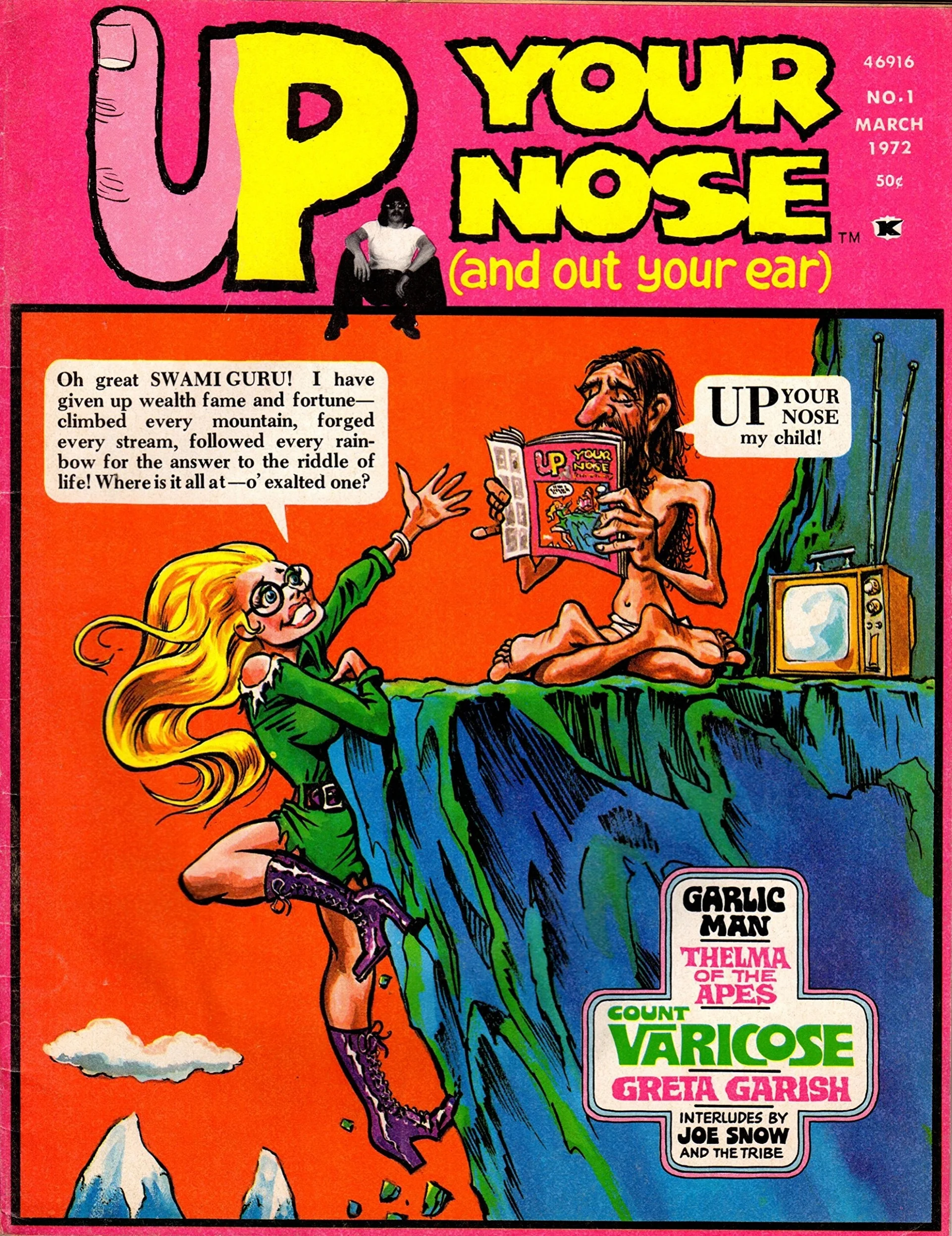 Up Your Nose (1972) #1, cover penciled by Ross Andru & inked by Mike Esposito.