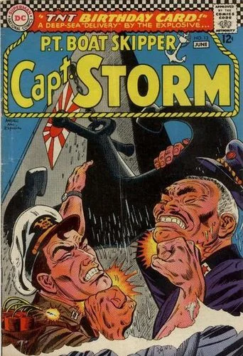 Captain Storm (1964) #13, cover penciled by Ross Andru & inked by Mike Esposito.