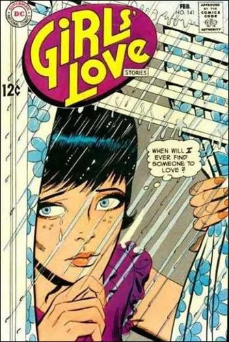 Girls' Love Stories (1949) #141, cover penciled by Ric Estrada & inked by Mike Esposito.