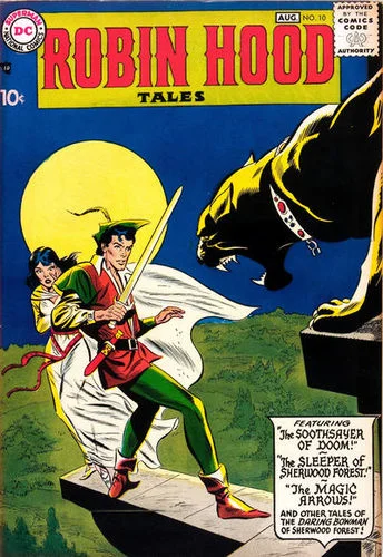 Robin Hood Tales (1956) #10, cover penciled by Ross Andru & inked by Mike Esposito.