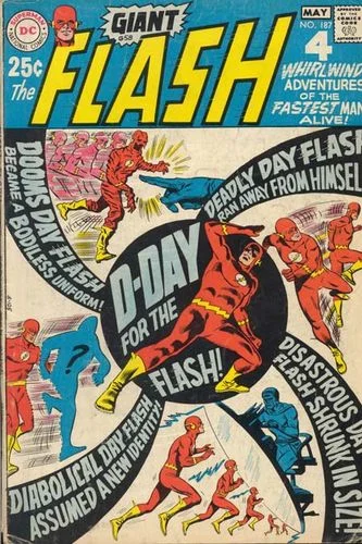 The Flash (1959) #187, cover penciled by Ross Andru & inked by Mike Esposito.
