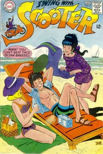 Swing With Scooter (1966) #10, cover penciled by Joe Orlando & inked by Mike Esposito.