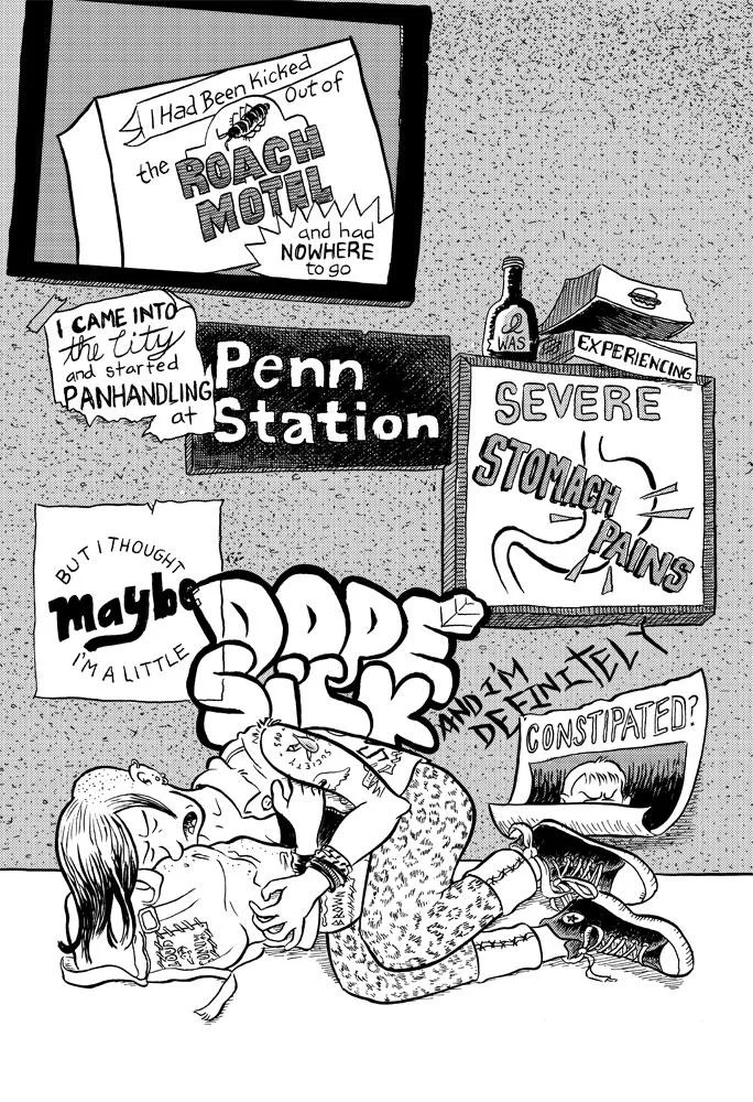Shot Thru the Heart pg4, drawn by J.T. Yost