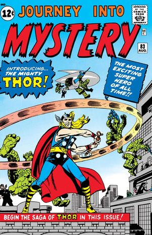 Journey Into Mystery (1952) #83, cover penciled by Jack Kirby, inked by Joe Sinnott, & colored by Stan Goldberg.