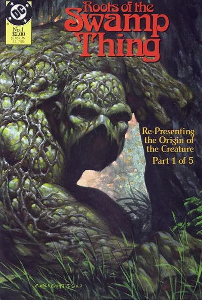 Roots of the Swamp Thing (1986) #1, cover by Berni Wrightson.