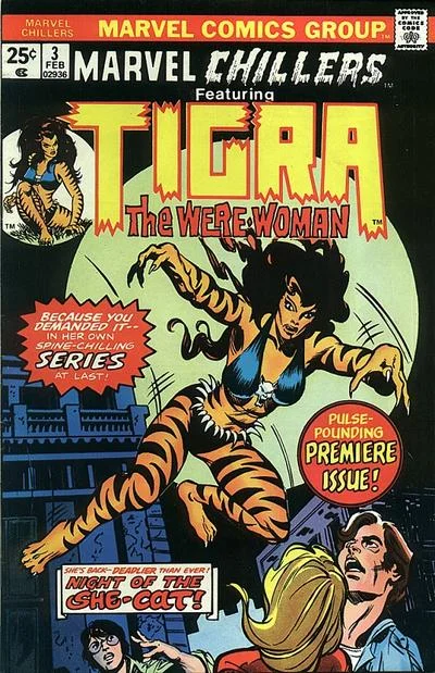 Marvel Chillers (1975) #3, cover penciled by Gil Kane & inked by Berni Wrightson.