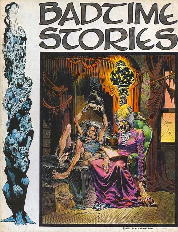 Badtime Stories (1972) OGN, cover by Berni Wrightson.