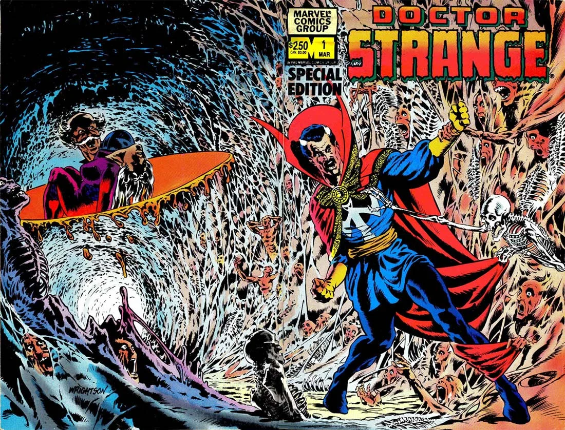 Doctor Strange-Silver Dagger (1983) #1, cover by Berni Wrightson.