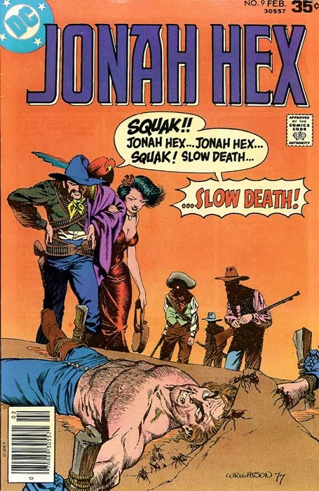 Jonah Hex (1977) #9, cover by Berni Wrightson.