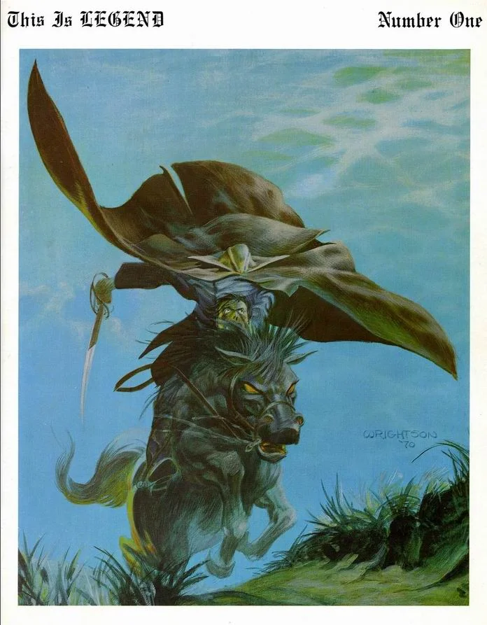 This Is Legend (1970) #1, cover by Berni Wrightson.