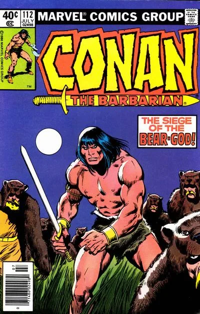 Conan the Barbarian (1970) #112, cover penciled by John Buscema and inked by Joe Rubinstein.