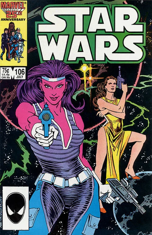 Star Wars (1977) #106, cover penciled by Cynthia Martin and inked by Joe Rubinstein.