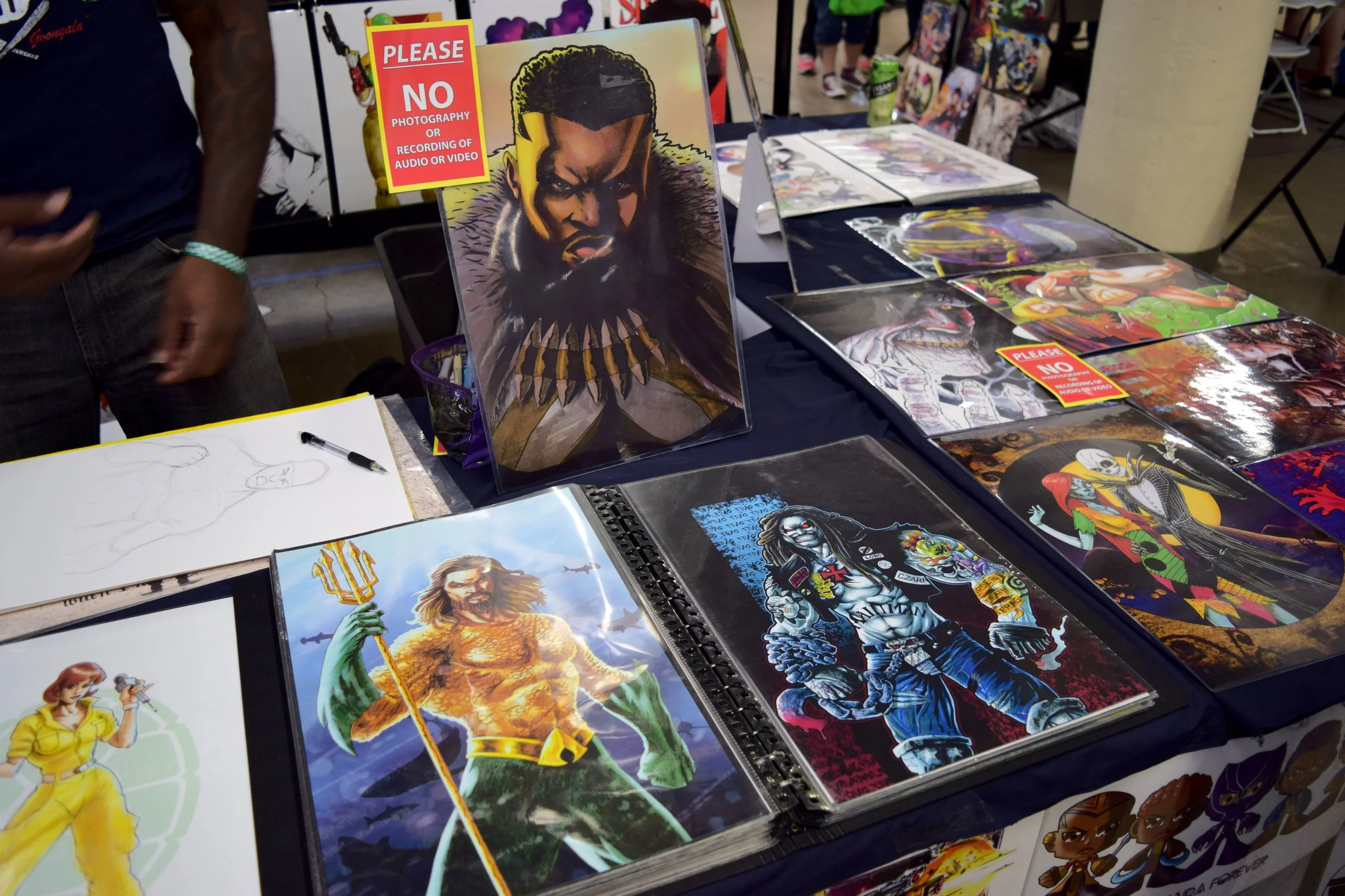 We asked if we could take this photo. I swear. The art of Ren McKinzie .