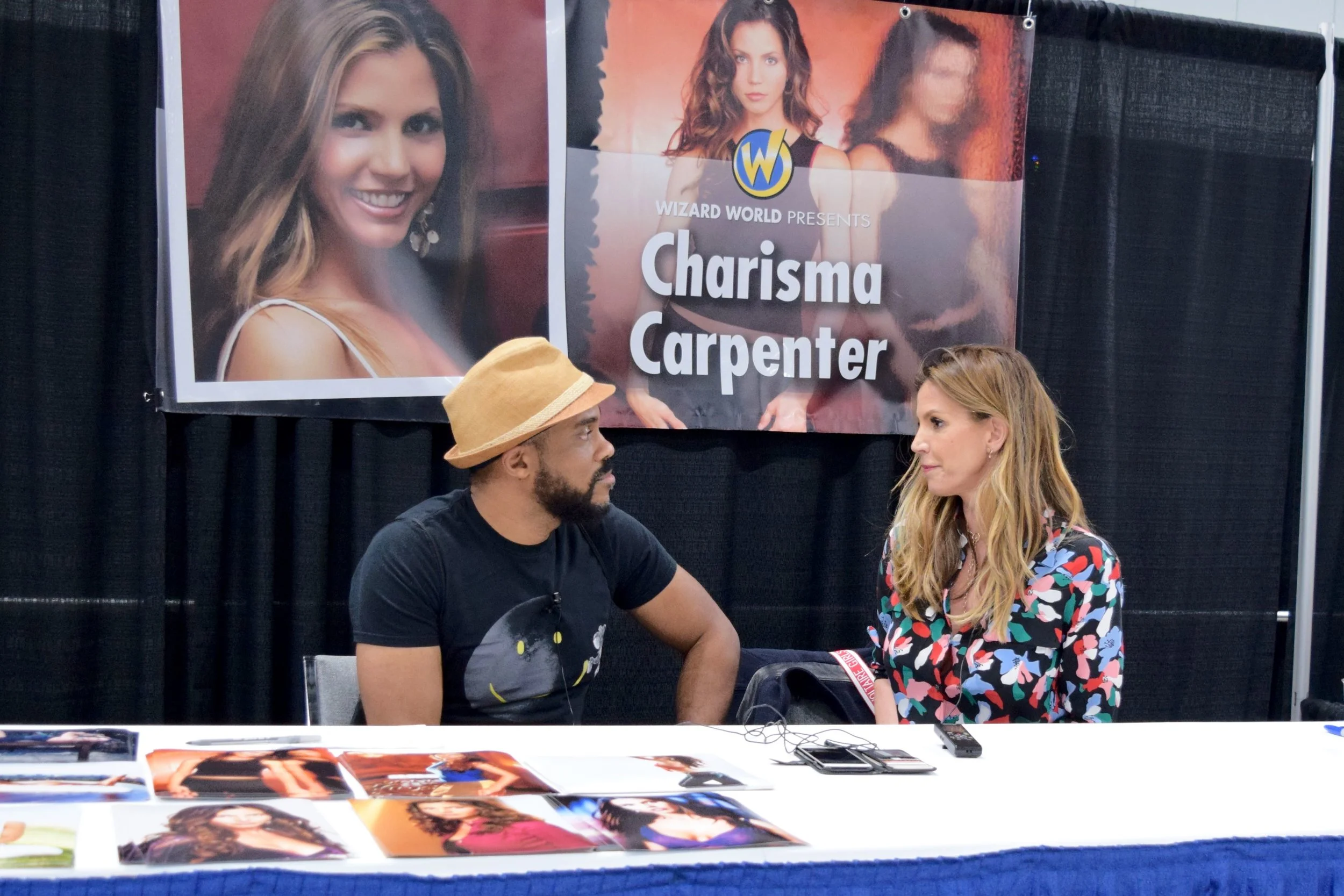 R. Alan Brooks talks with Charisma Carpenter at Wizard World Des Moines 2018.