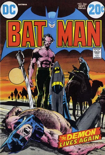 Batman (1940) #244, cover by Neal Adams and Jack Adler.