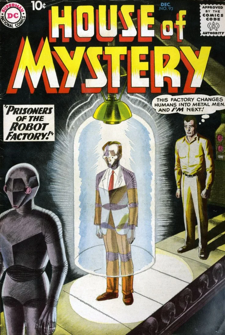 House of Mystery (1951) #93, cover by Nick Cardy and Jack Adler.