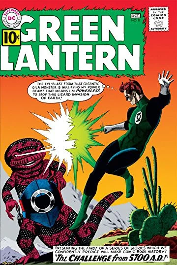 Green Lantern (1960) #8, cover by Gil Kane and Jack Adler.