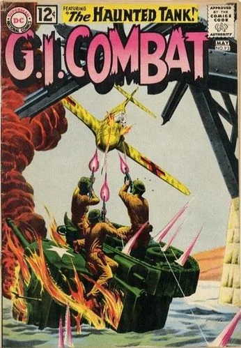 GI Combat (1952) #93, cover by Russ Heath and Jack Adler.