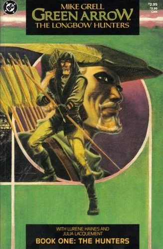 Green Arrow_Longbow Hunters (1987) #1, cover by Mike Grell.