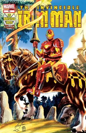 Iron Man (1998) #59, cover by Mike Grell.
