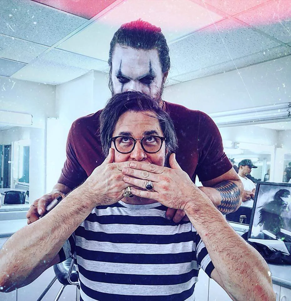 Corin Hardy with Jason Momoa as The Crow .