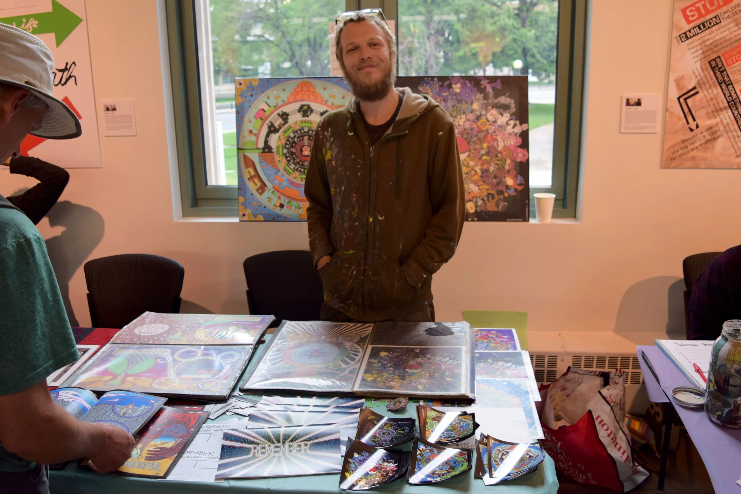 Wanderweird at Denver Zine Fest 2018 .