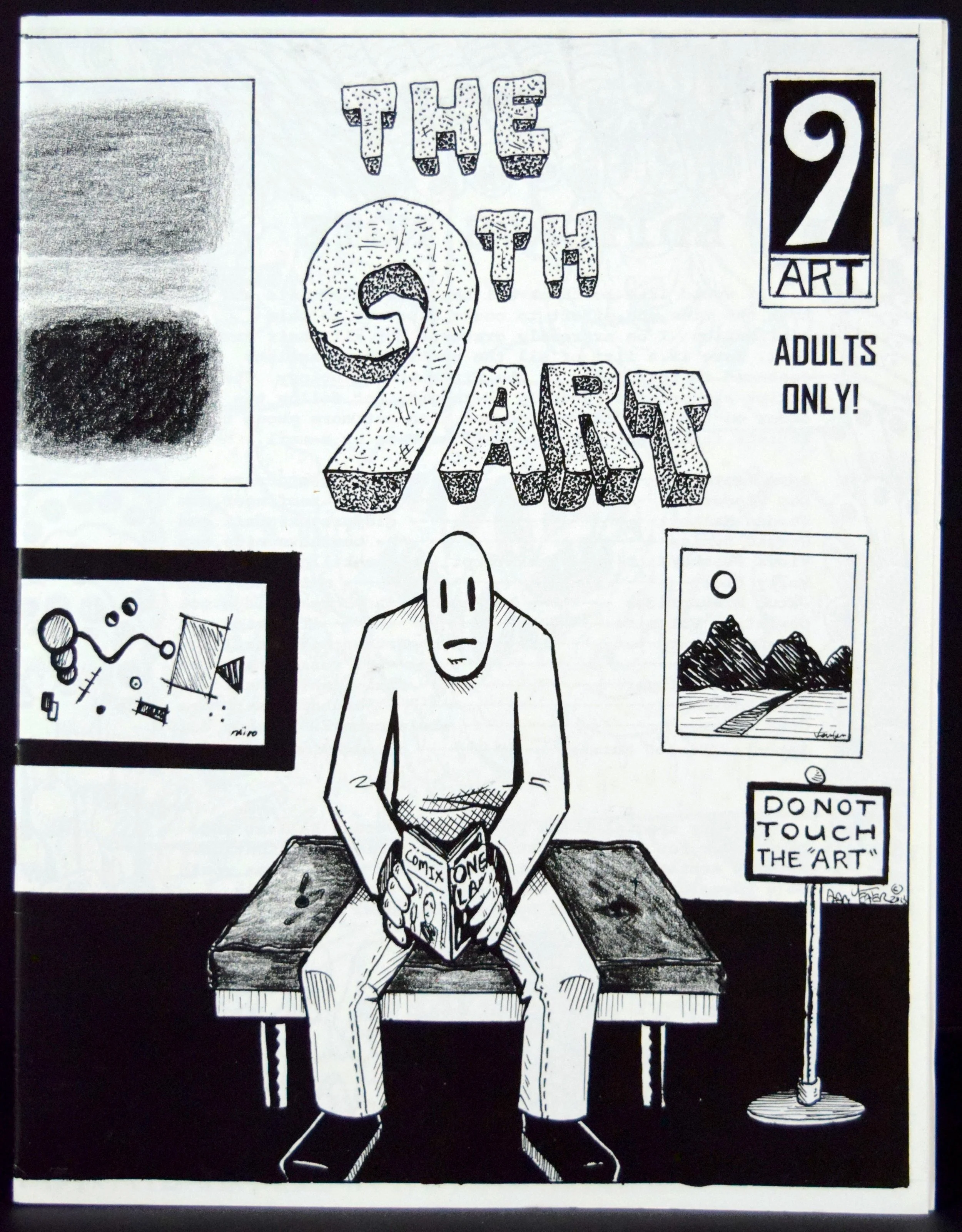 The 9th Art , cover by Adam Yeater .
