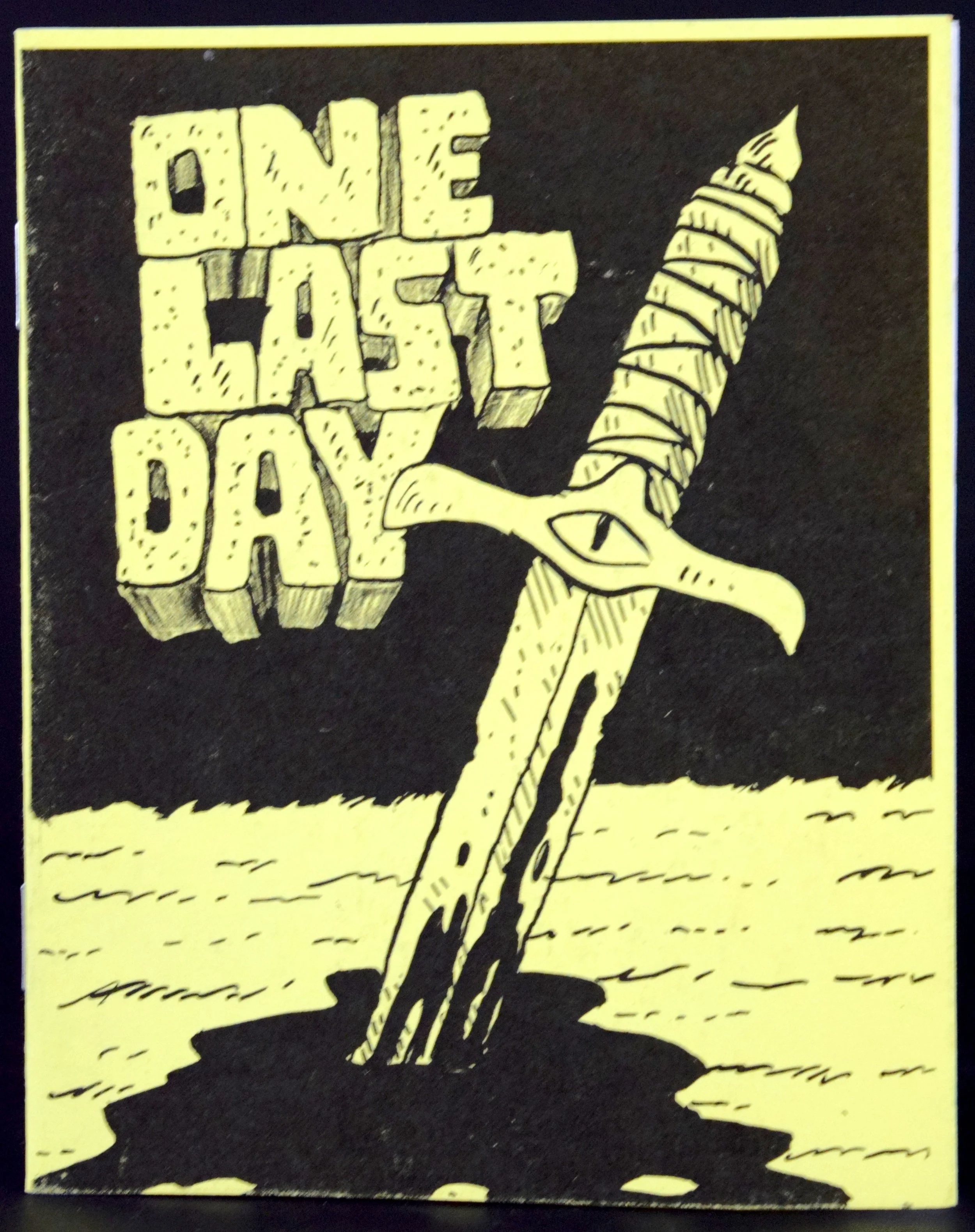One Last Day Mini-Comic by Adam Yeater .