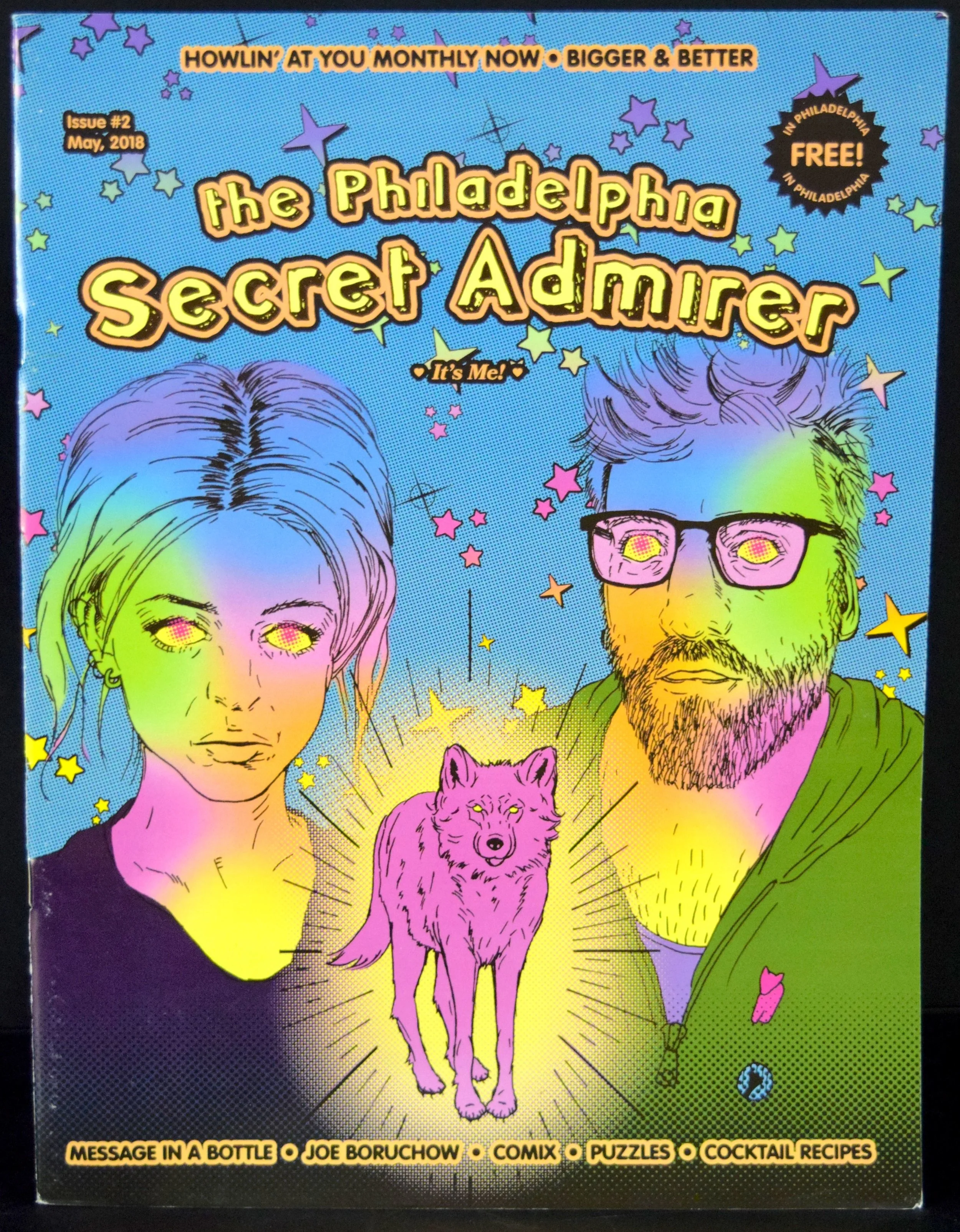 The Philadelphia Secret Admirer #2, cover by Rachel Pfeffer .