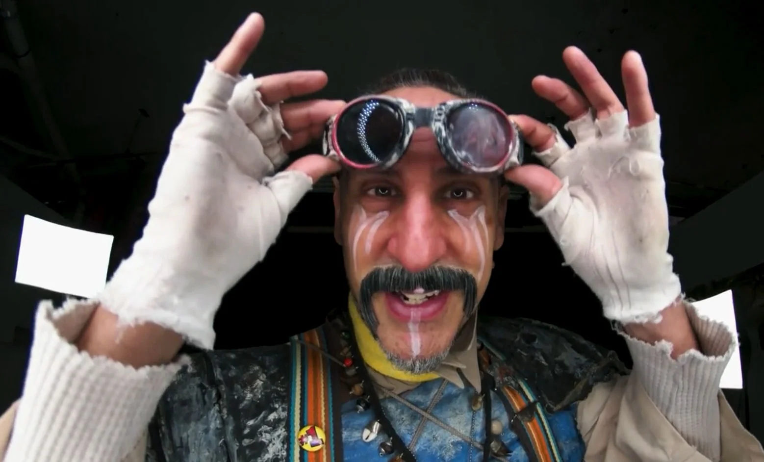Hagar T. Mangtooth (played by Allan Elijah Cutler ) in the new Camp Crash Kickstarter video.