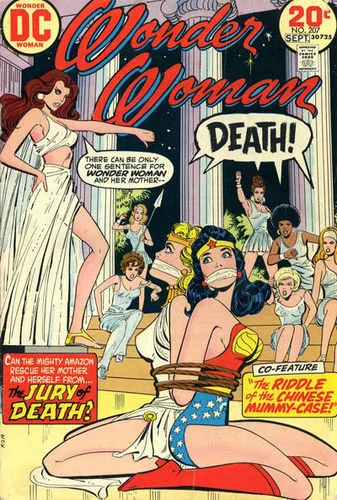 Wonder Woman (1942) #207, cover by Ric Estrada.