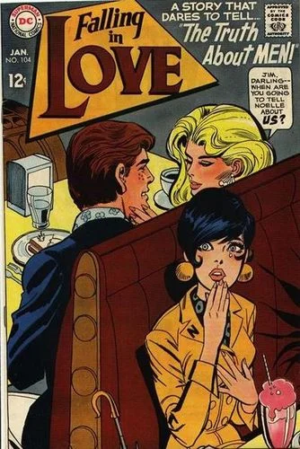 Falling in Love (1955) #104, cover by Ric Estrada.