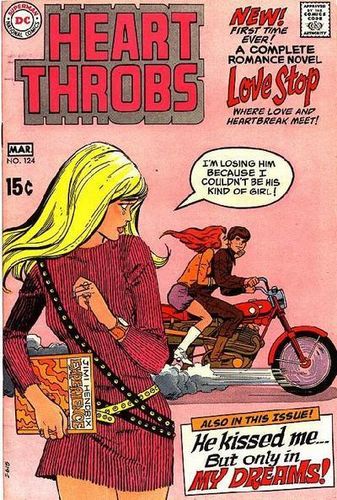 Heart Throbs (1949) #124, cover by Ric Estrada.
