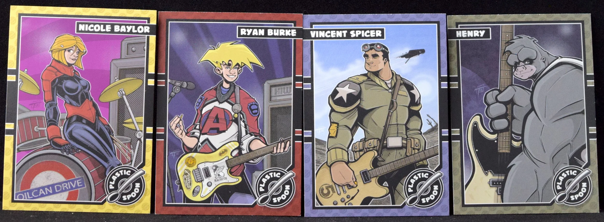 OilCan Drive Trading Cards from Sean Tiffany.