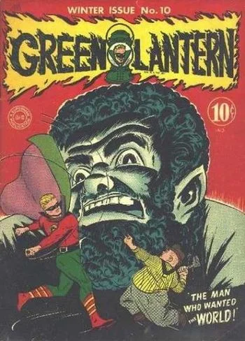 Green Lantern (1941) #10, cover by Irwin Hasen.