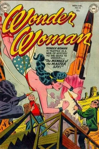 Wonder Woman (1942) #50, cover by Irwin Hasen.