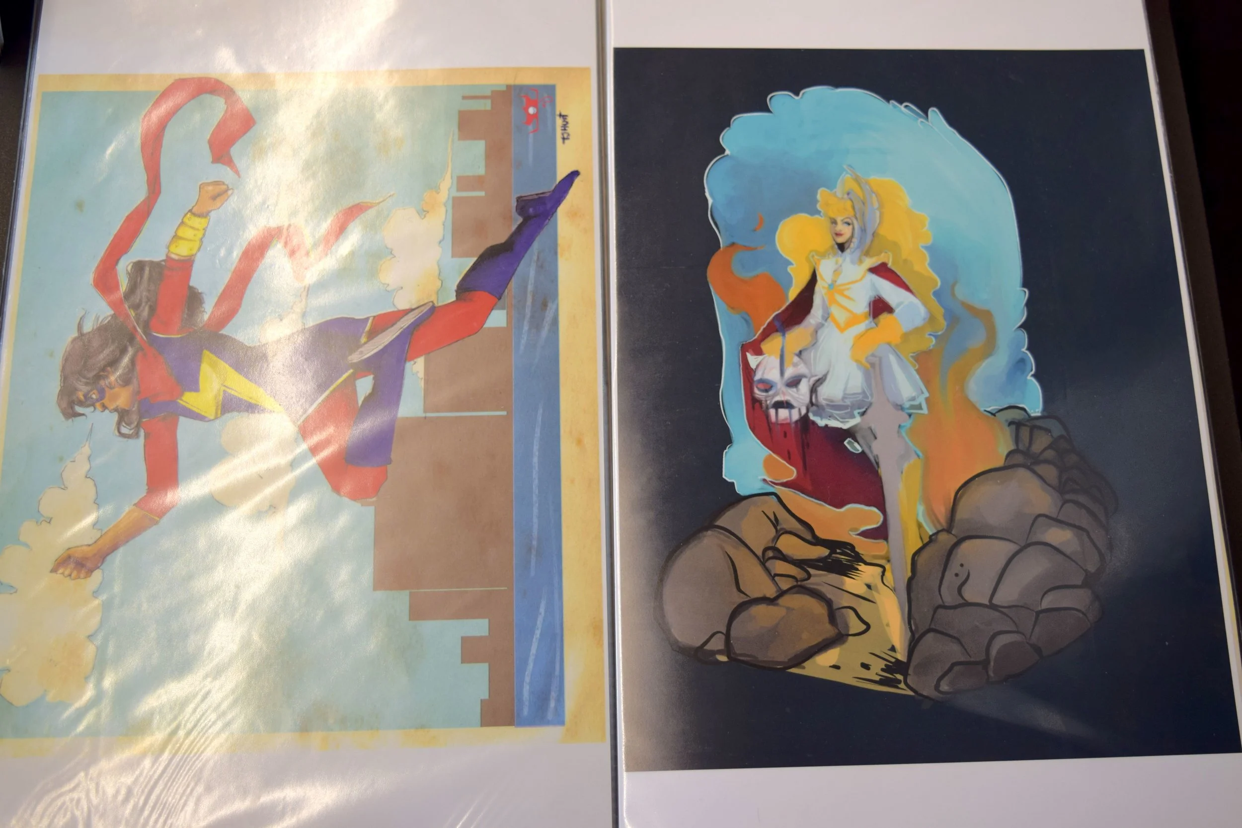 Prints by Thea J. Hunt. 