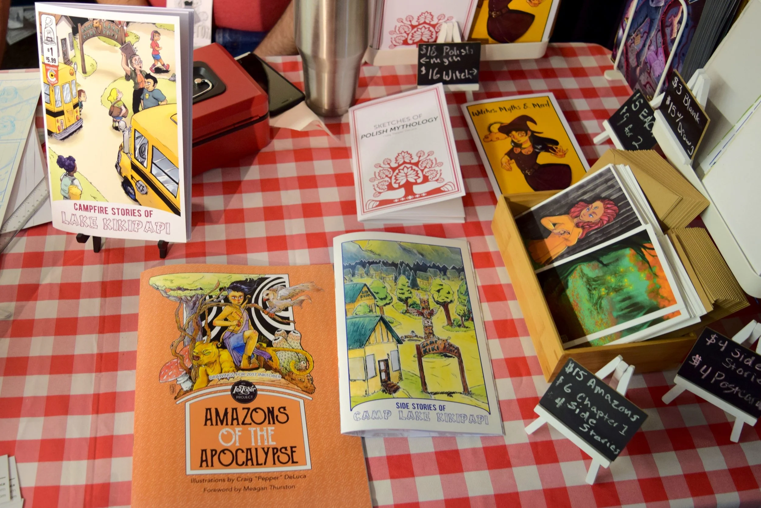 Books & art from Peppercopia Publishing at DINK 2018.