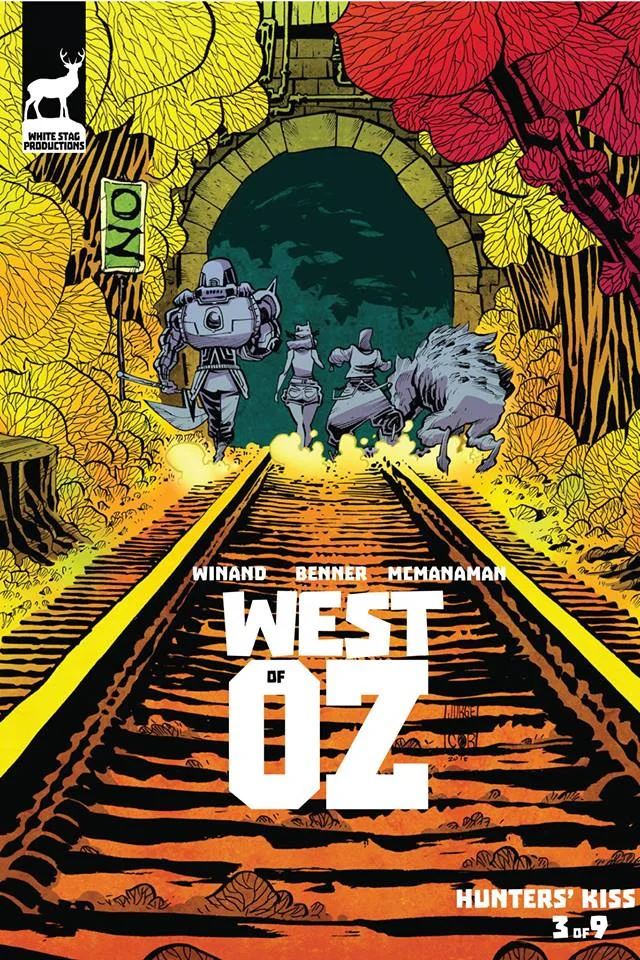 West of Oz #3, cover by Jorge Corona.