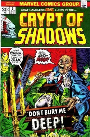 Crypt of Shadows (1973) #6, cover by Gil Kane and Ernie Chan.