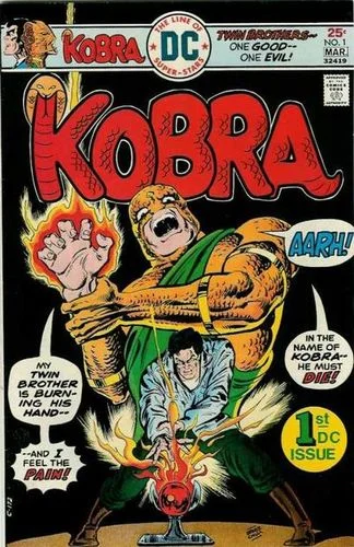 Kobra (1976) #1, cover by Ernie Chan.