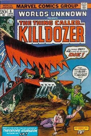 Worlds Unknown (1973) #6, cover by Gil Kane and Ernie Chan.