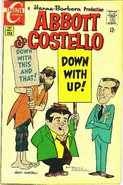 Abbott & Costello (1968) #1, featuring stories written by Steve Skeates.