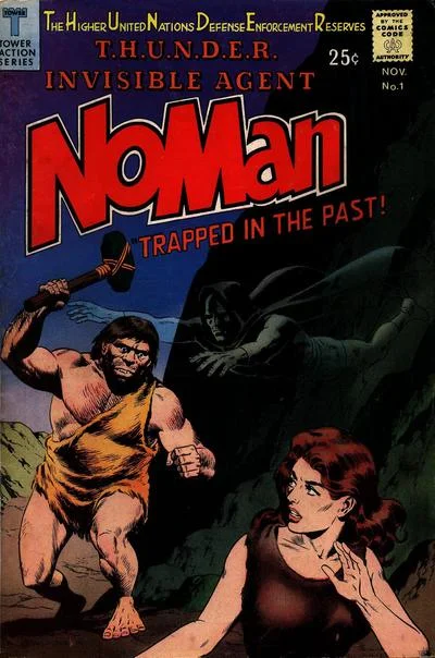 NoMan (1966) #1, featuring stories written by Steve Skeates.