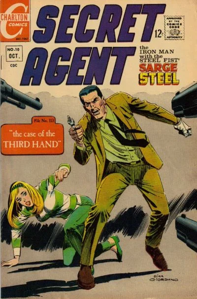 Secret Agent (1966) #10, featuring stories written by Steve Skeates.